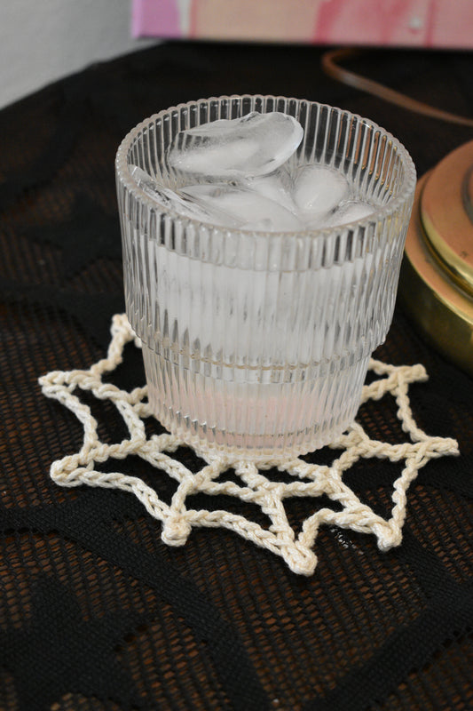 The widow's web coaster