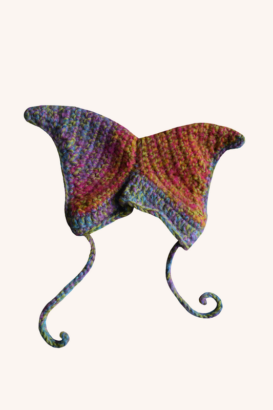 Crochet Wool Dog Bonnet